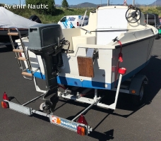 GIB'SEA GIB 42<br />MOTEUR SUZUKI DT25 2TEMPS<br />REMORQUE KNOTT PTAC 500KG<br />(Occasion)